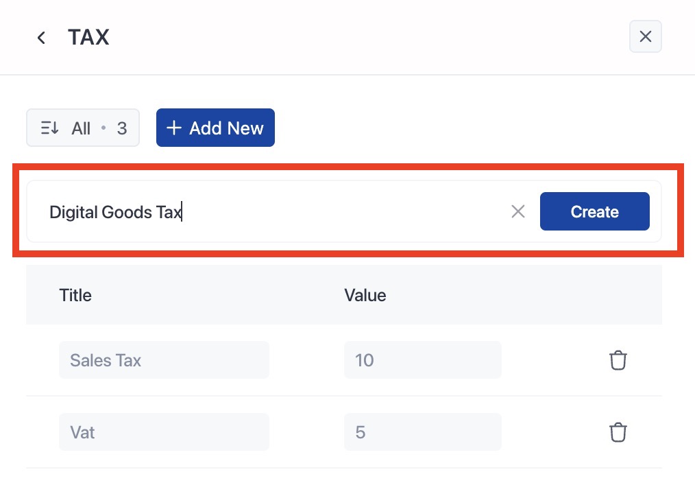 tax type name 