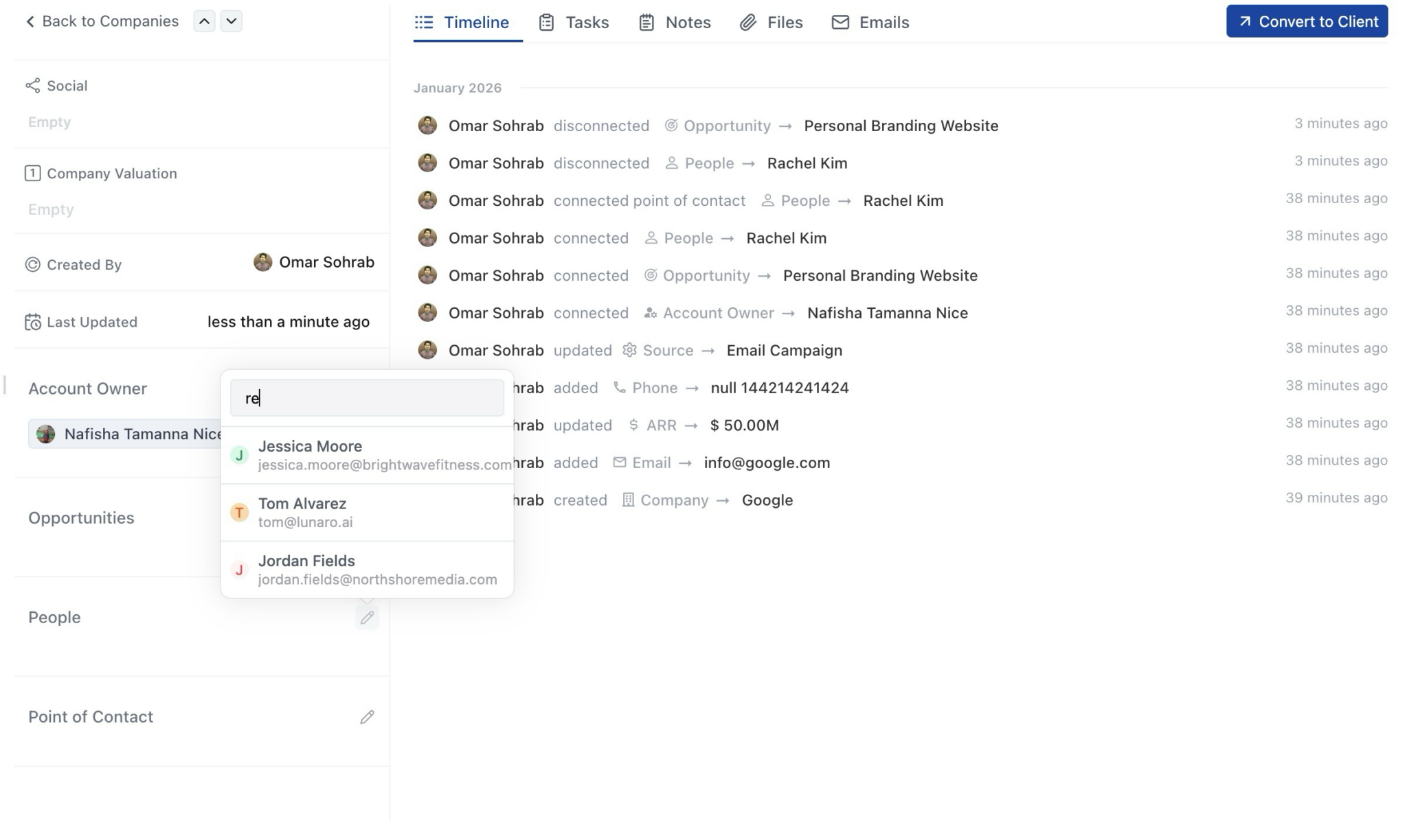 Adding Companies - OneSuite