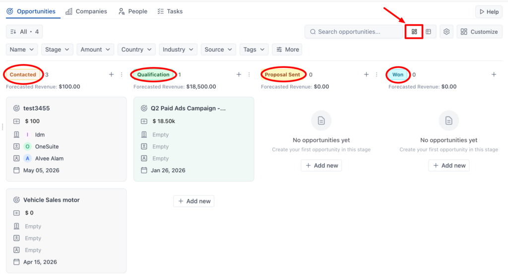 Search Opportunities