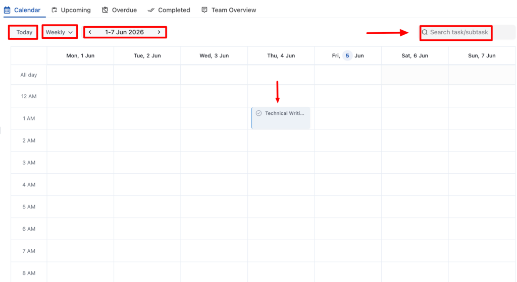 Customizing the Calendar View